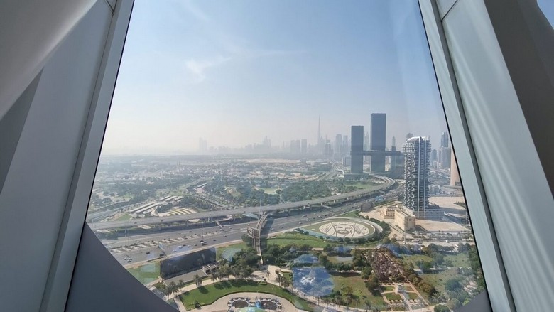Tầm nhìn Dubai nhìn từ đỉnh khung thành