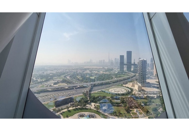 Tầm nhìn Dubai nhìn từ đỉnh khung thành